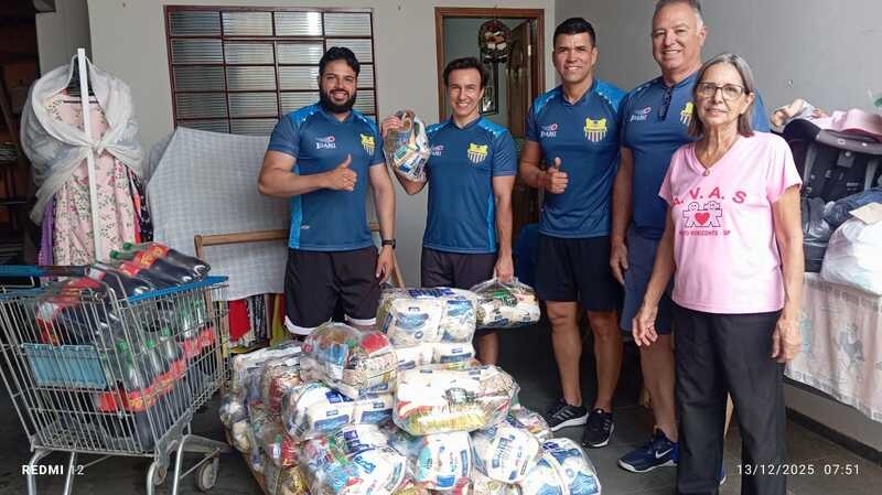 Agradecimento ao Clube dos Amigos da Bola de Novo Horizonte